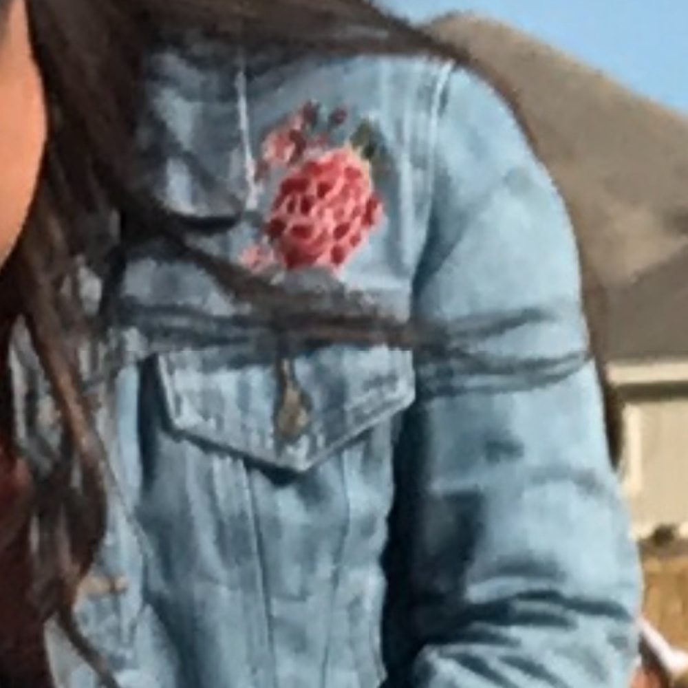Forever 21 embroidered denim jacket - Picture 5 of 5